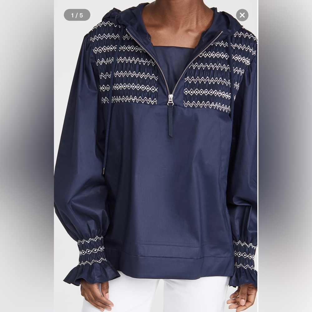 Sea Gladys Handsmocked Rain Parka